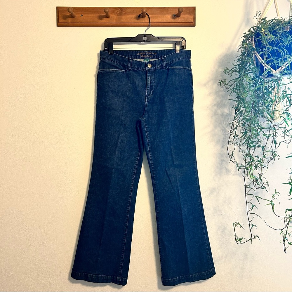 Lauren Ralph Lauren Dark Blue Flare Jeans